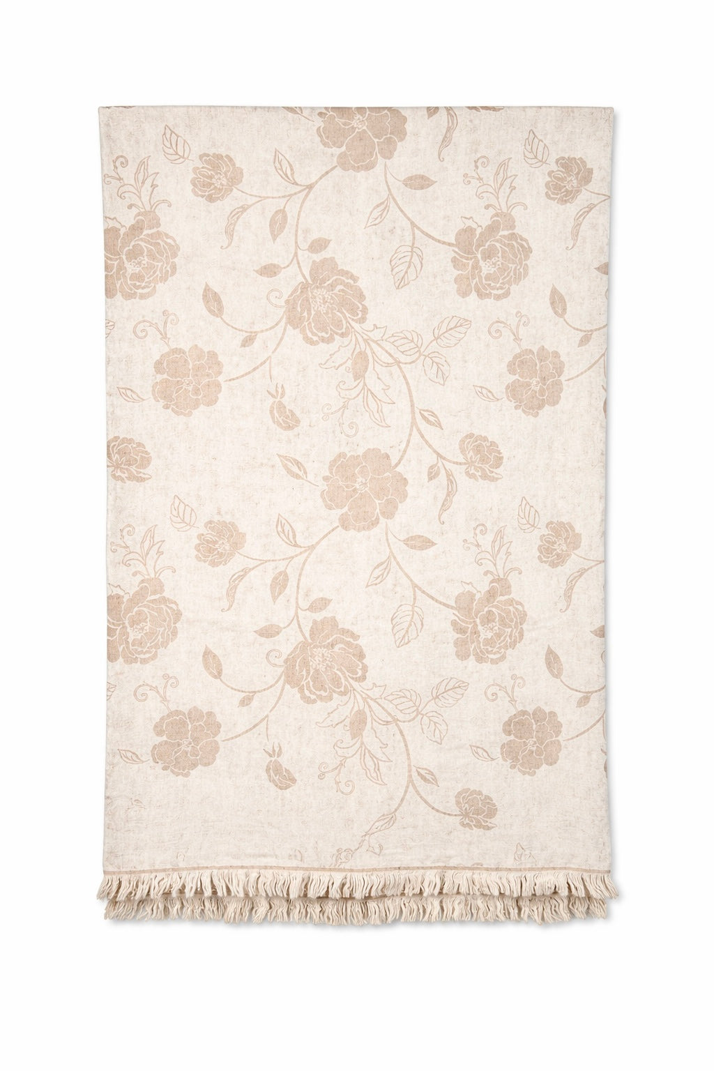 7 Gold and Brown Linen Bedsheet