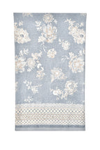 9 Cream and Dark Green Linen Bedsheet