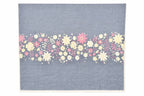 18 Flower Strip Linen Bedsheet