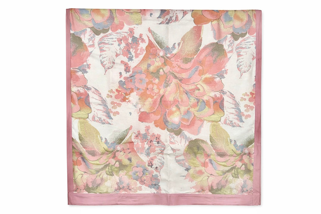 25 Red and Green Linen Bedsheet