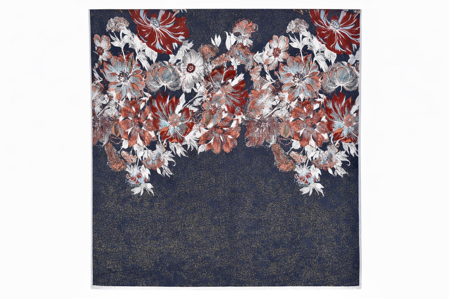 26 Flower Strip Linen Bedsheet